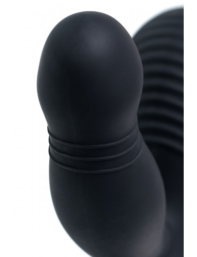 Черный стимулятор простаты PPPVIBE 9 W MOTOR - 12 см.