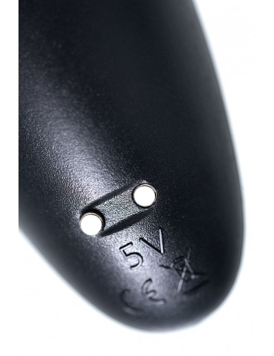 Черный стимулятор простаты PPPVIBE 9 W MOTOR - 12 см.