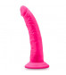Розовый фаллоимитатор 7.5 Inch Silicone Dual Density Cock - 19 см.
