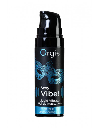 Гель для массажа ORGIE Sexy Vibe Liquid Vibrator с эффектом вибрации - 15 мл.
