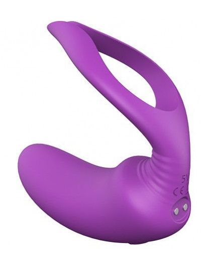 Фиолетовый анальный вибратор REMOTE PRIVATE PLEASER
