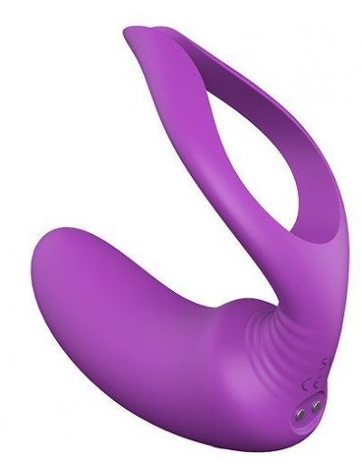 Фиолетовый анальный вибратор REMOTE PRIVATE PLEASER