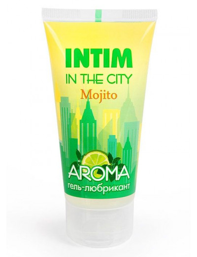 Увлажняющий лубрикант Intim Aroma с ароматом мохито - 60 гр.