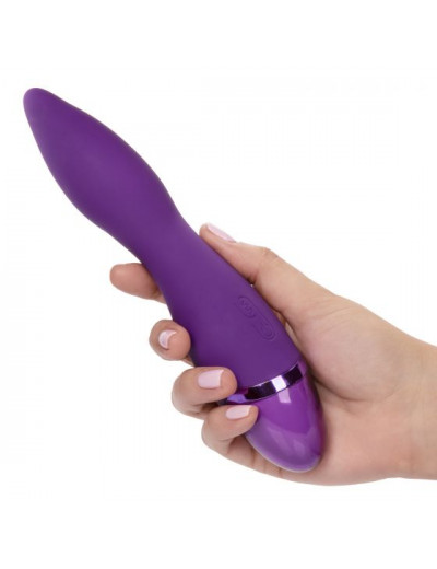 Фиолетовый вибромассажер Aura Wand - 21,5 см.