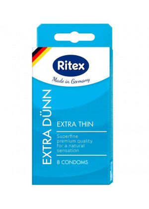 Ультратонкие презервативы RITEX EXTRA DUNN - 8 шт.