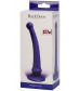 Фиолетовый анальный стимулятор Rapier Plug - 15 см.