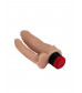 Двойной вибратор с усиками №11 - 17 см.