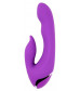 Фиолетовый вибратор-кролик Seduction - 19,5 см.