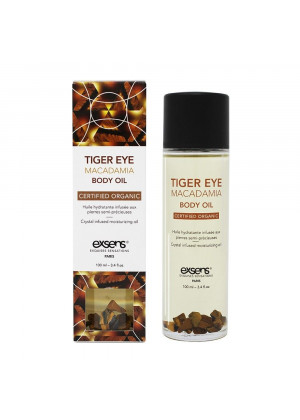 Органическое массажное масло TIGER EYE MACADAMIA - 100 мл.