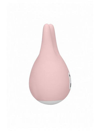 Розовый клиторальный стимулятор Sugar Bunny - 9,5 см.