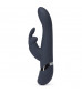 Тёмно-синий вибратор Oh My USB Rechargeable Rabbit Vibrator - 25,4 см.