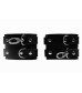 Черные широкие наножники с креплением на карабинах
