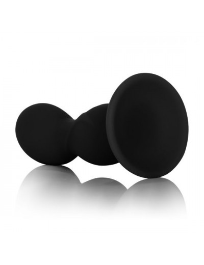Черный анальный стимулятор Silicone Back End Play - 10,75 см.