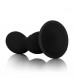 Черный анальный стимулятор Silicone Back End Play - 10,75 см.