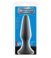Серая анальная пробка METAL BALL BUTT PLUG - 15 см.