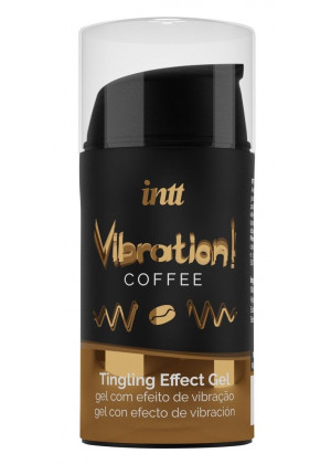 Жидкий интимный гель с эффектом вибрации Vibration! Coffee - 15 мл.