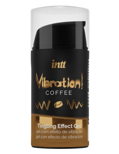 Жидкий интимный гель с эффектом вибрации Vibration! Coffee - 15 мл.