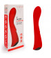 Красный вибромассажер 6  Silicone G-Spot Fun - 19,1 см.