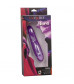Фиолетовый вибромассажер Aura Tickler с шишечками - 17,25 см.