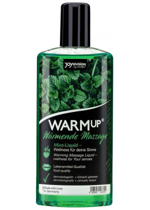 Массажное масло WARMup Mint с ароматом мяты - 150 мл.
