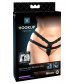 Черные трусики Crotchless Secret Gem XL-XXL с анальной пробкой