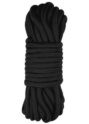 Черная веревка для шибари Bind Love Rope - 10 м.