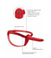 Красный вибрострапон Silicone Strap-On Adjustable - 15,5 см.