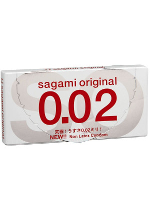 Ультратонкие презервативы Sagami Original 0.02 - 2 шт.