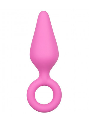 Розовая анальная пробка Pointy Plug - 15,5 см.