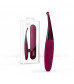 Фиолетовый точечный вибромассажер Senzi Vibrator - 14,7 см.