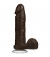 Коричневый фаллоимитатор The Realistic Cock 8” with Removable Vac-U-Lock Suction Cup - 20,57 см.