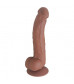 Коричневый фаллоимитатор SEDUCER  G  Dong - 21,5 см.