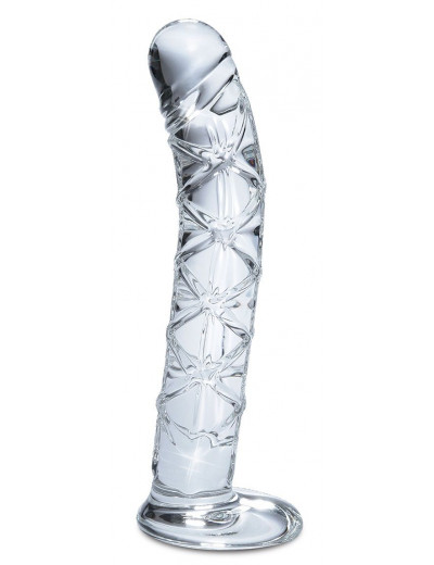Прозрачный стеклянный стимулятор Icicles № 60 - 15 см.