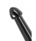 Черный нереалистичный фаллоимитатор Jelly Dildo L - 20 см.