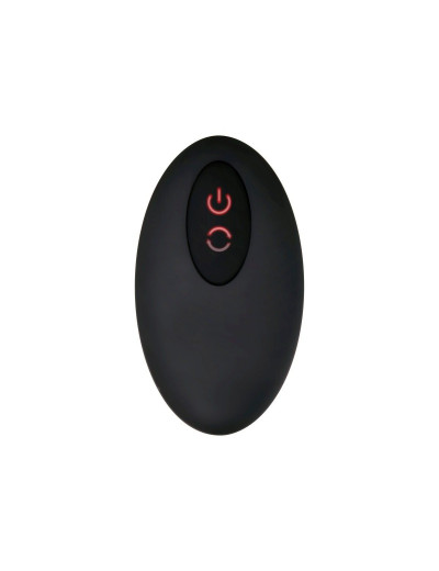 Черный вибростимулятор простаты Adam s Rotating P-spot Massager - 14,2 см.