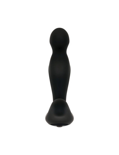 Черный вибростимулятор простаты Adam s Rotating P-spot Massager - 14,2 см.