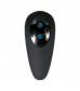 Черный вибростимулятор простаты Adam s Rotating P-spot Massager - 14,2 см.