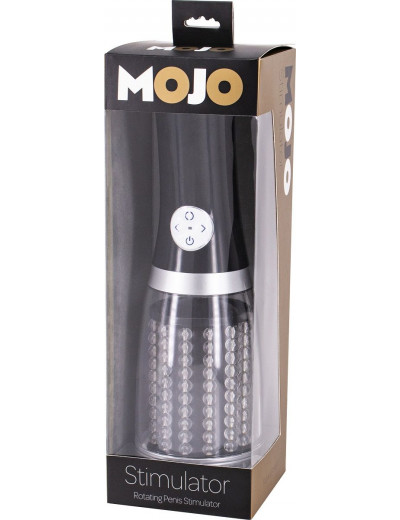 Черный стимулятор-ротатор Mojo