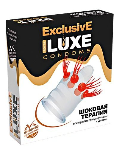Презерватив LUXE Exclusive  Шоковая Терапия  - 1 шт.