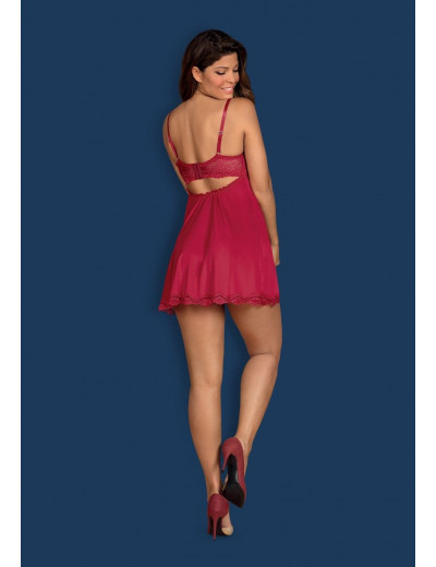 Роскошная короткая сорочка Rosalyne с кружевом