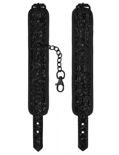 Черные поножи Luxury Ankle Cuffs