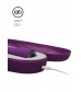 Фиолетовый универсальный массажер Wand Pearl - 20 см.