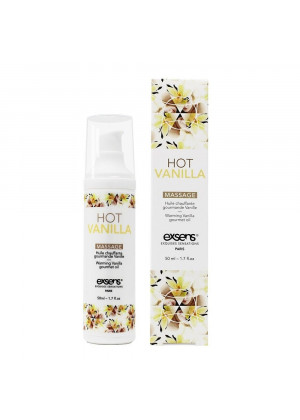 Разогревающее массажное масло с ароматом ванили Gourmet Hot Vanilla - 50 мл.
