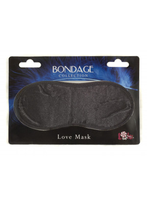 Чёрная маска на глаза BONDAGE