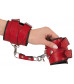 Красный комплект БДСМ-аксессуаров Harness Set