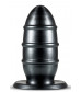 Черная анальная пробка Fuc Plug - 20,9 см.