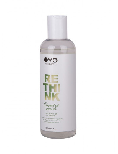 Увлажняющий гель на водной основе с согревающим эффектом OYO Personal Gel Green Tea - 200 мл.