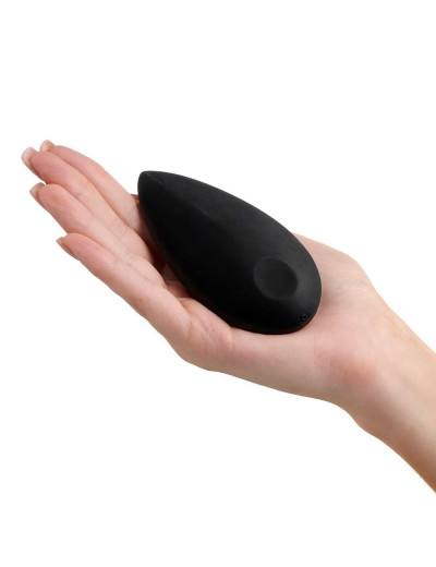 Черный вибромассажер Feel Good Pebble Vibrator
