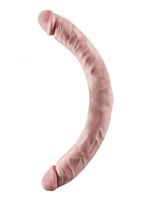 Двусторонний фаллоимитатор BIGSTUFF 18INCH DOUBLE DONG - 46 см.