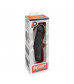 Черный вибратор-реалистик 6.5  Girthy Realistic Vibrator - 19 см.